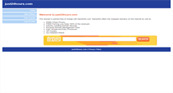 Desktop Screenshot of just24hours.com