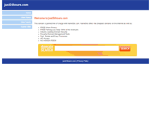Tablet Screenshot of just24hours.com